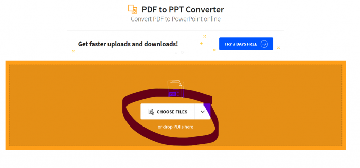 تحويل ملفات pdf الى ملفات بور بوينت ppt